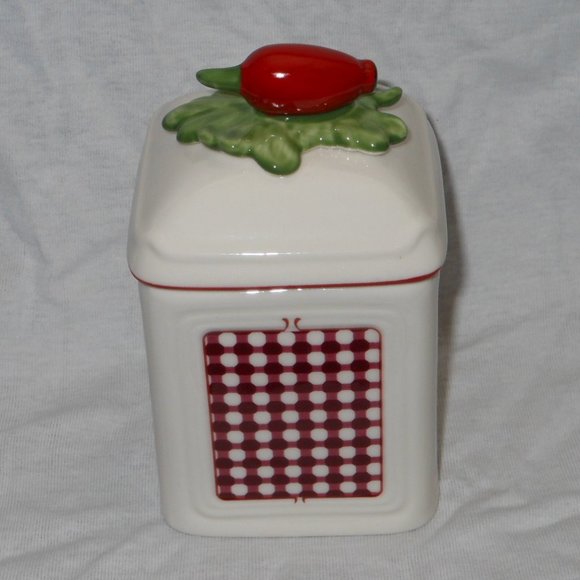 Small porcelain storage jar with lid. Villeroy & Boch 1748 - Picture 3 of 7